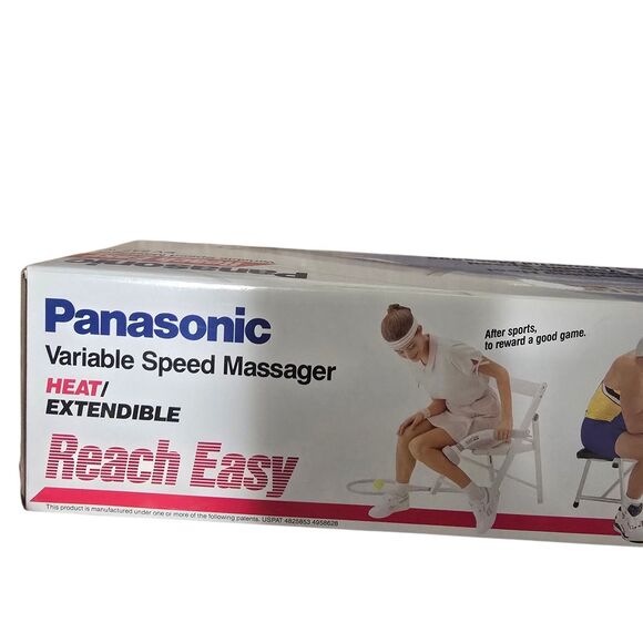 Panasonic Reach Easy EV247 Panabrator Massager Extendible W/ Heat Variable Speed - Picture 7 of 13